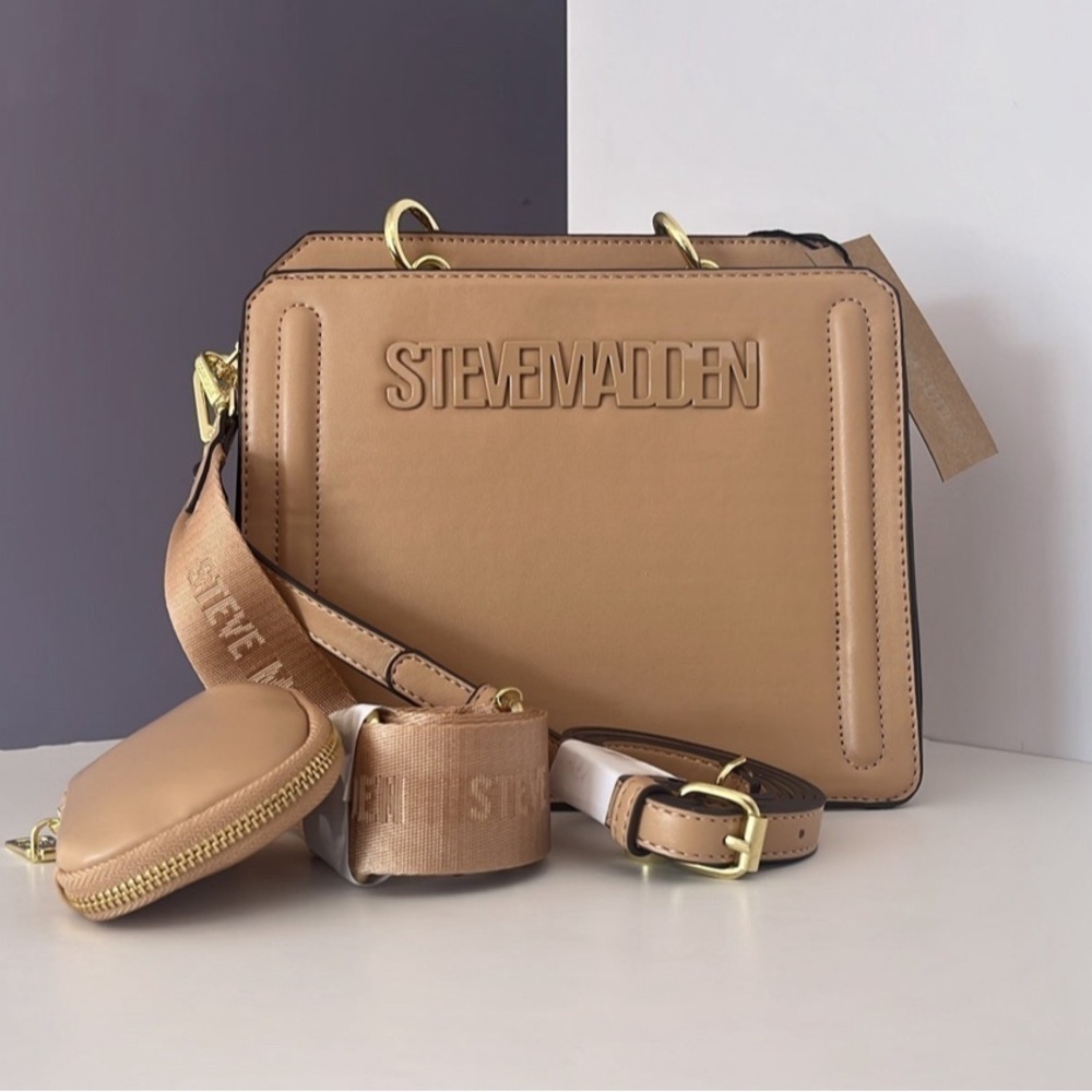 Steve Madden Bevelyn Bag- Camel